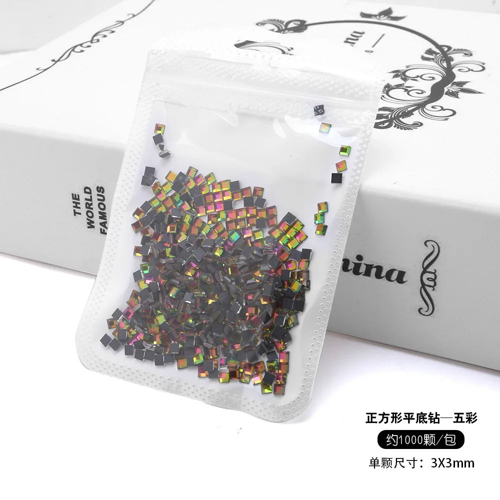 Mixed Shape Nail Art Rhinestones Set