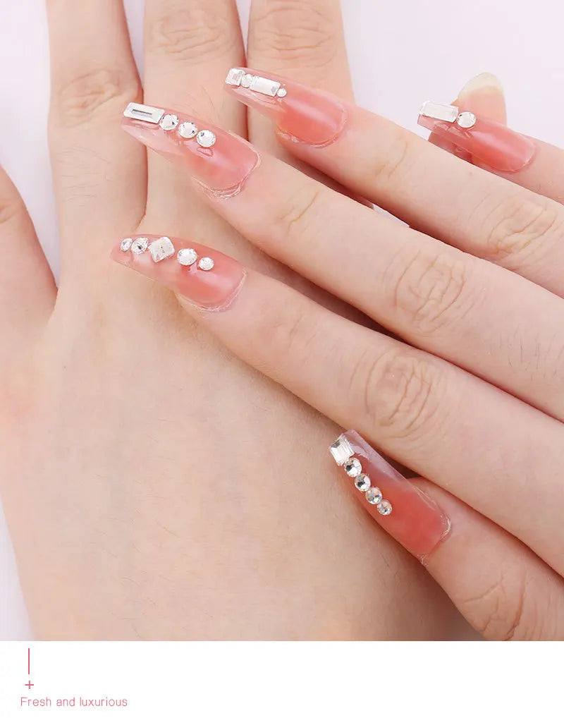 Mixed Shape Nail Art Rhinestones Set