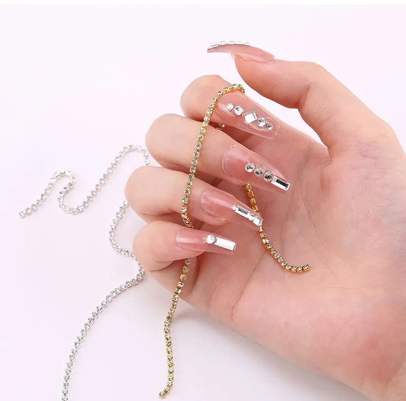 Mixed Shape Nail Art Rhinestones Set