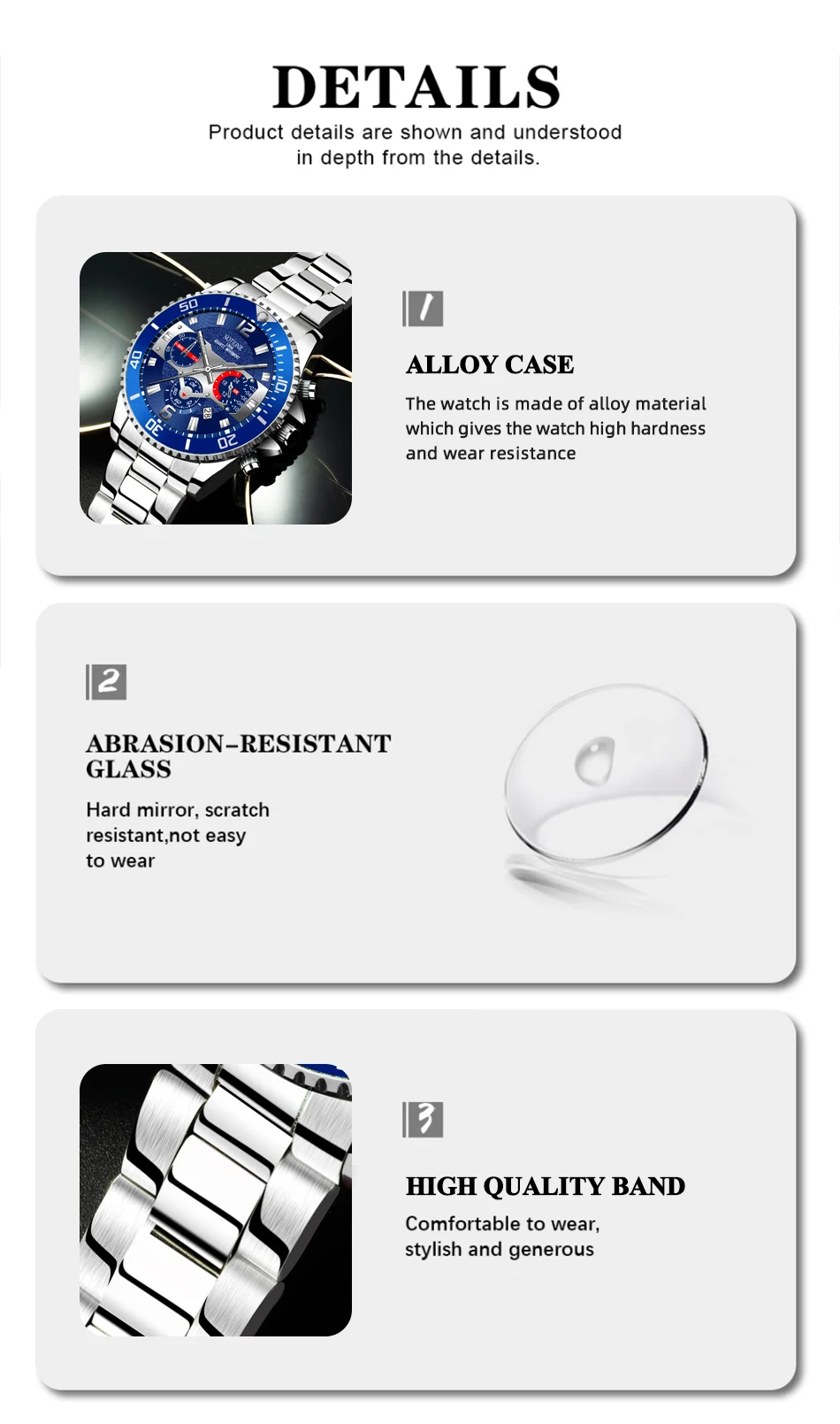 ⌚ Luxury Men's Sports Quartz Watch