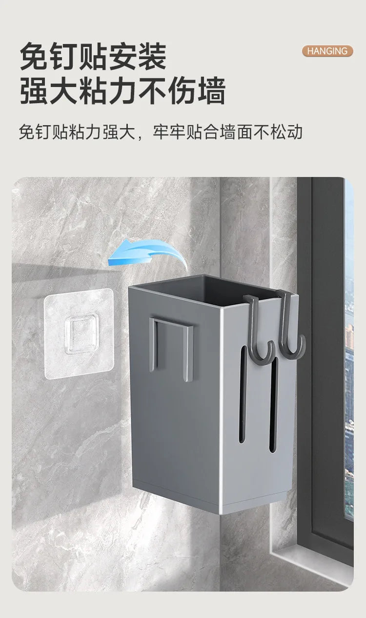Wall Mounted Kitchen Utensil Caddy