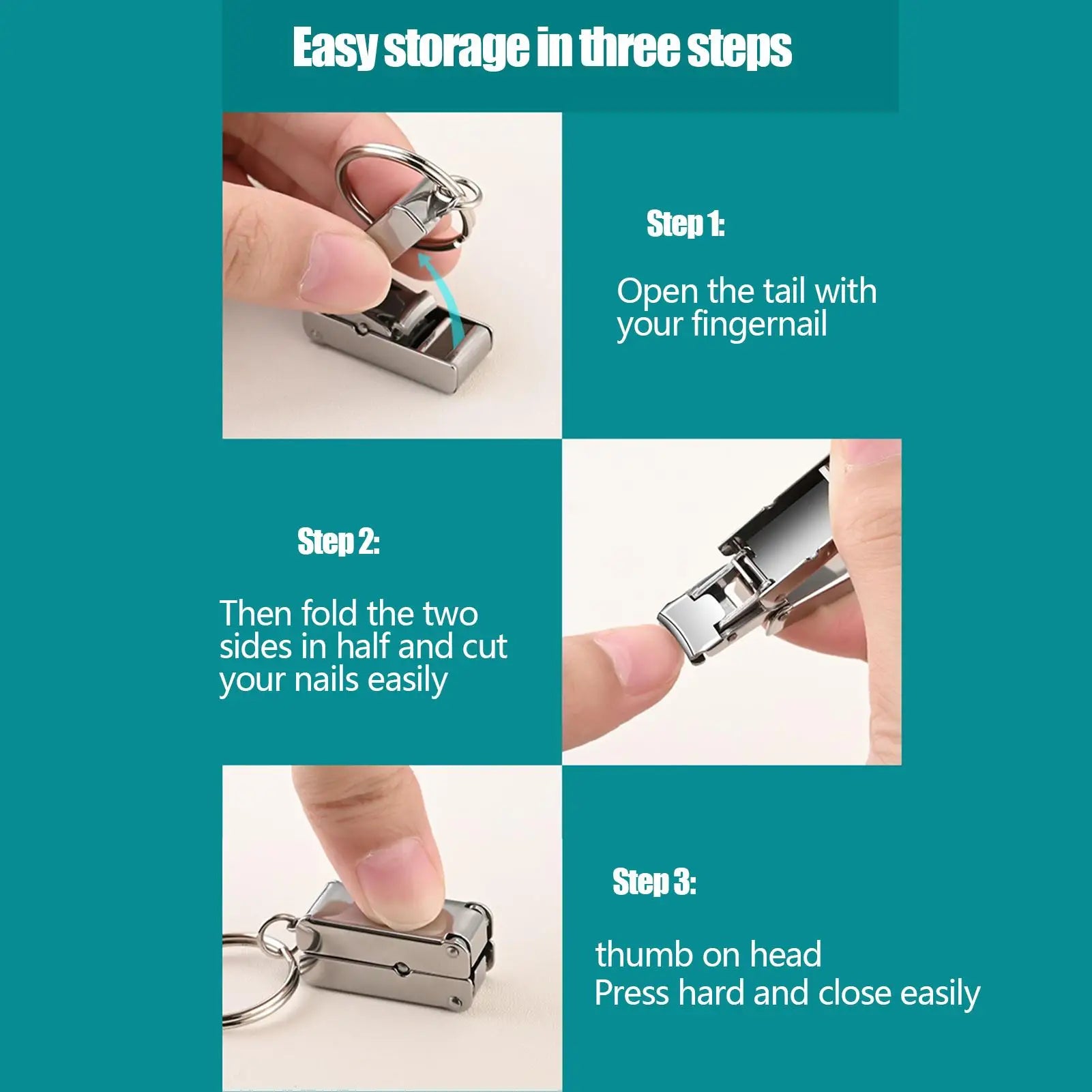 Mini Stainless Steel Nail Clippers