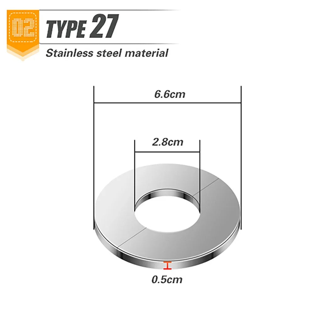 Stainless Steel Faucet Pipe Cover