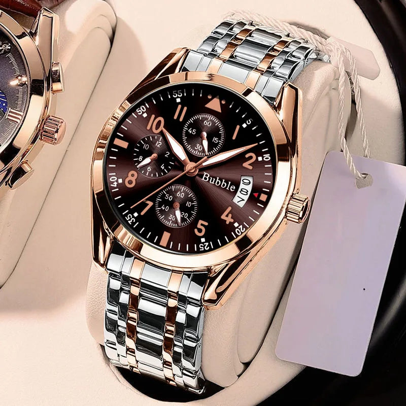 Men’s Alloy Strap Quartz Watch