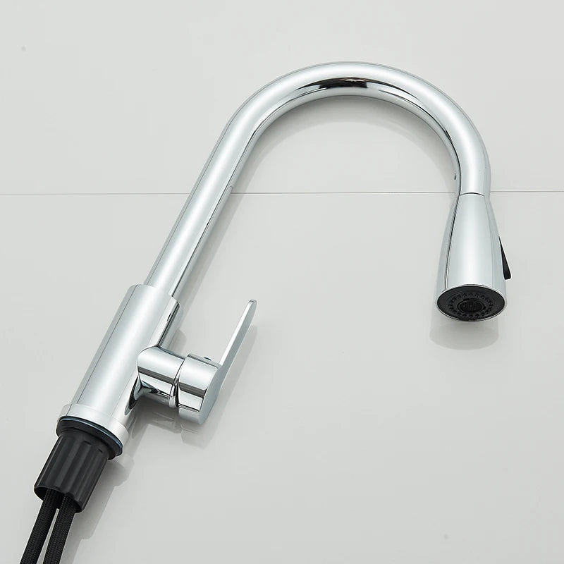Pull-Out Kitchen Mixer Tap