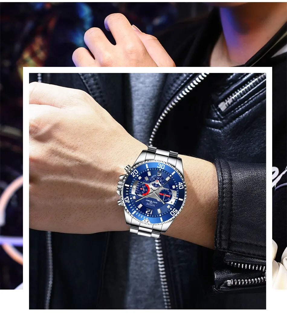 ⌚ Luxury Men's Sports Quartz Watch