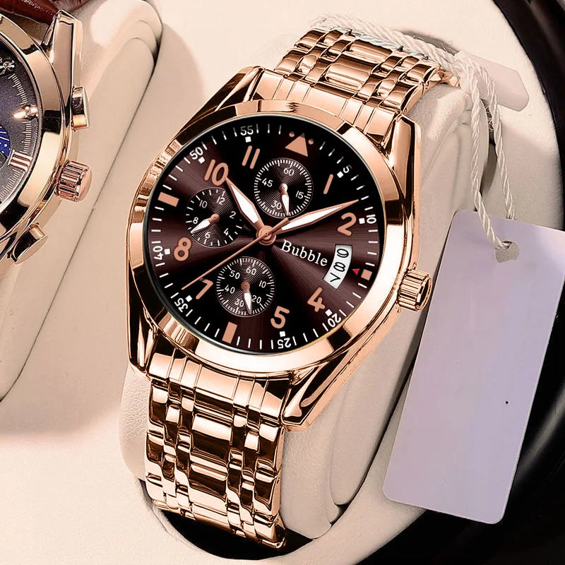 Men’s Alloy Strap Quartz Watch