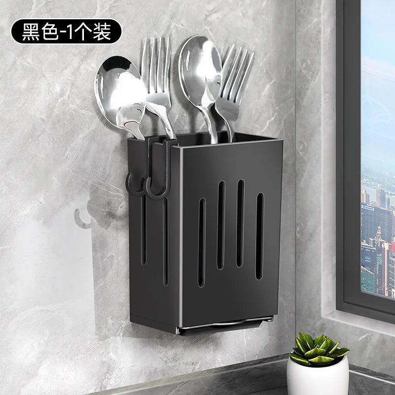 Wall Mounted Kitchen Utensil Caddy