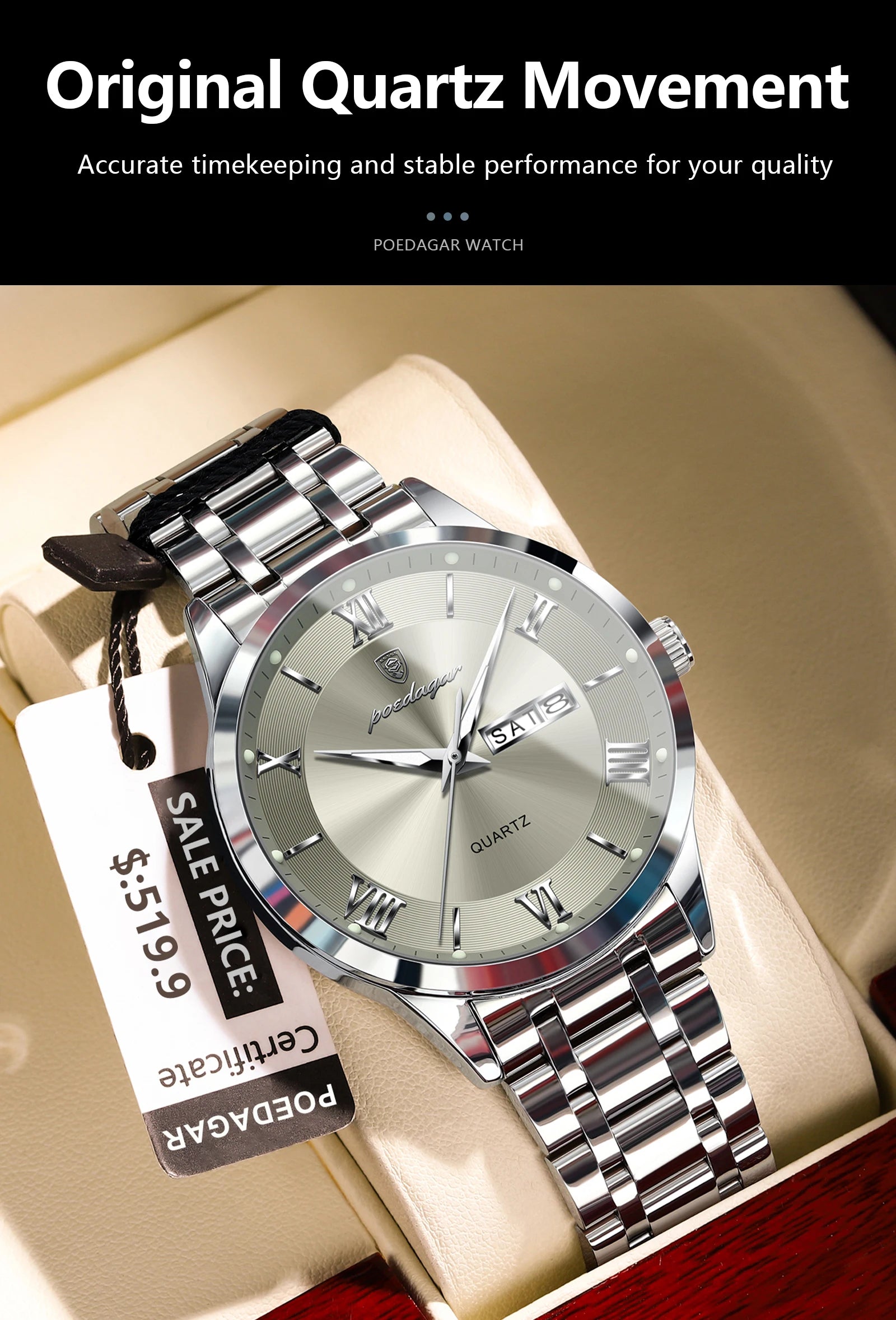 Luxury Luminous Men Watch
