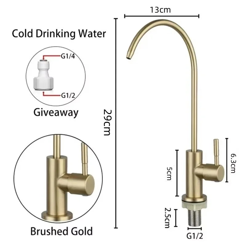 304 Stainless Steel Water Purifier Faucet