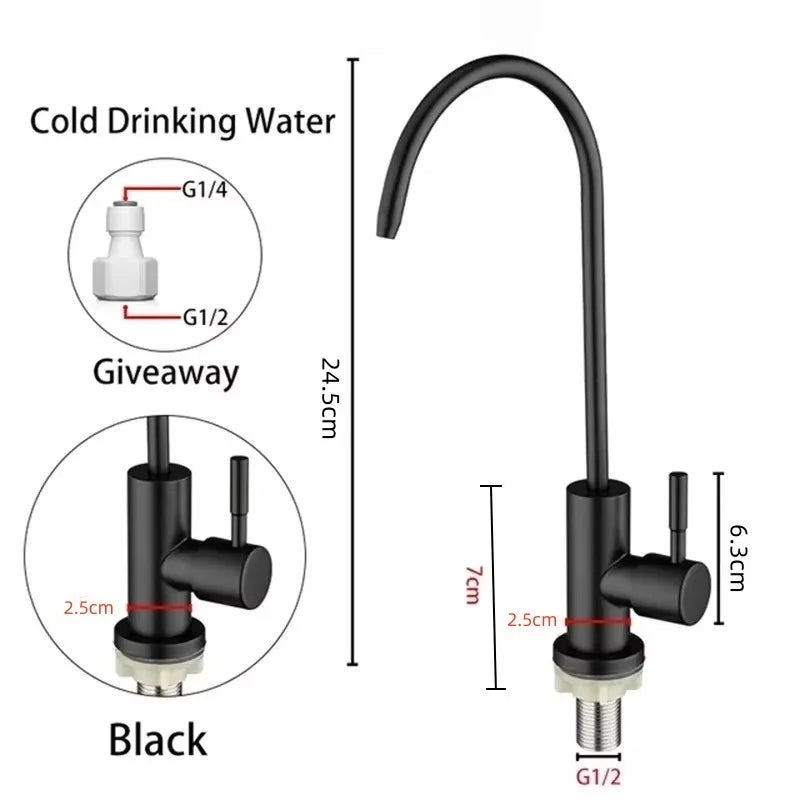 304 Stainless Steel Water Purifier Faucet