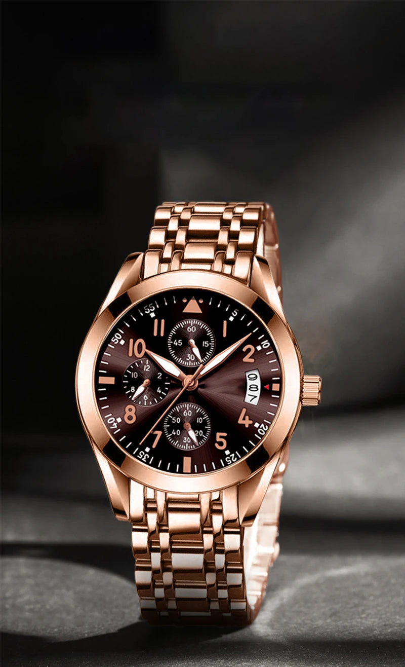 Men’s Alloy Strap Quartz Watch