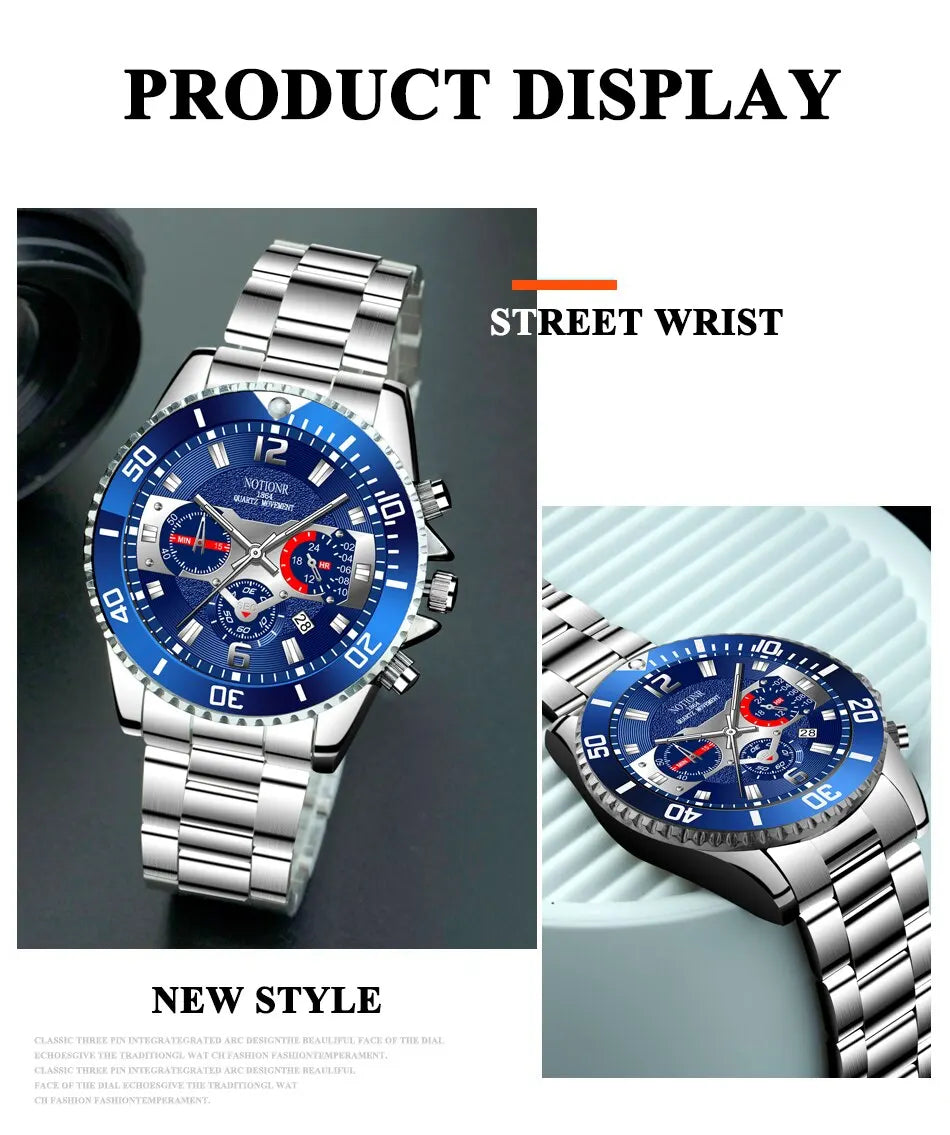 ⌚ Luxury Men's Sports Quartz Watch