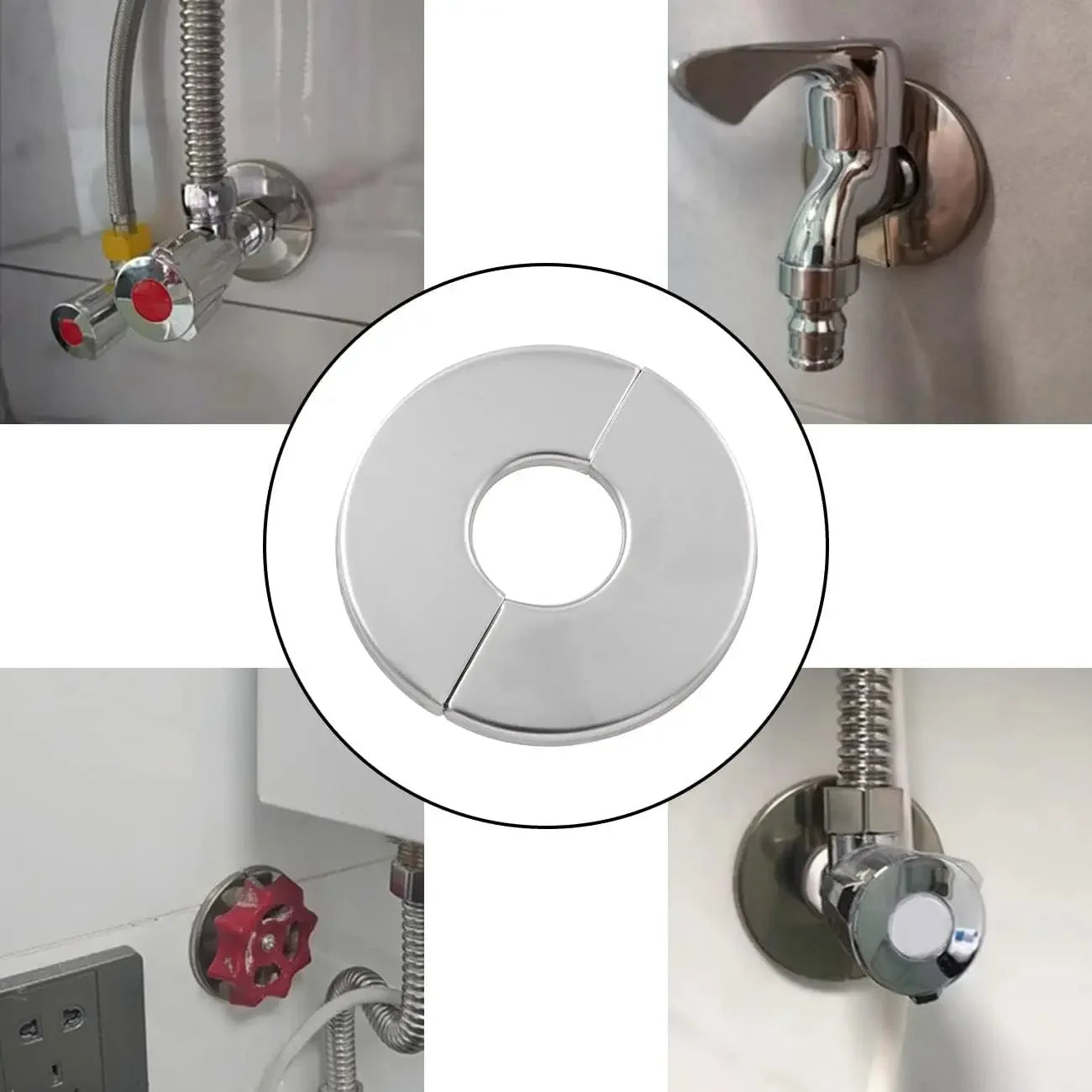Stainless Steel Faucet Pipe Cover