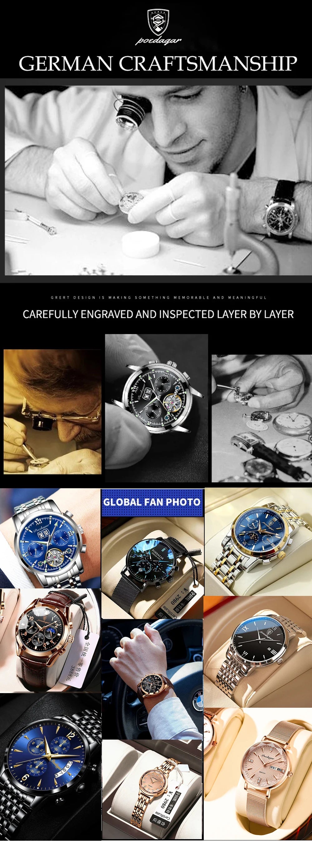 Luxury Luminous Men Watch