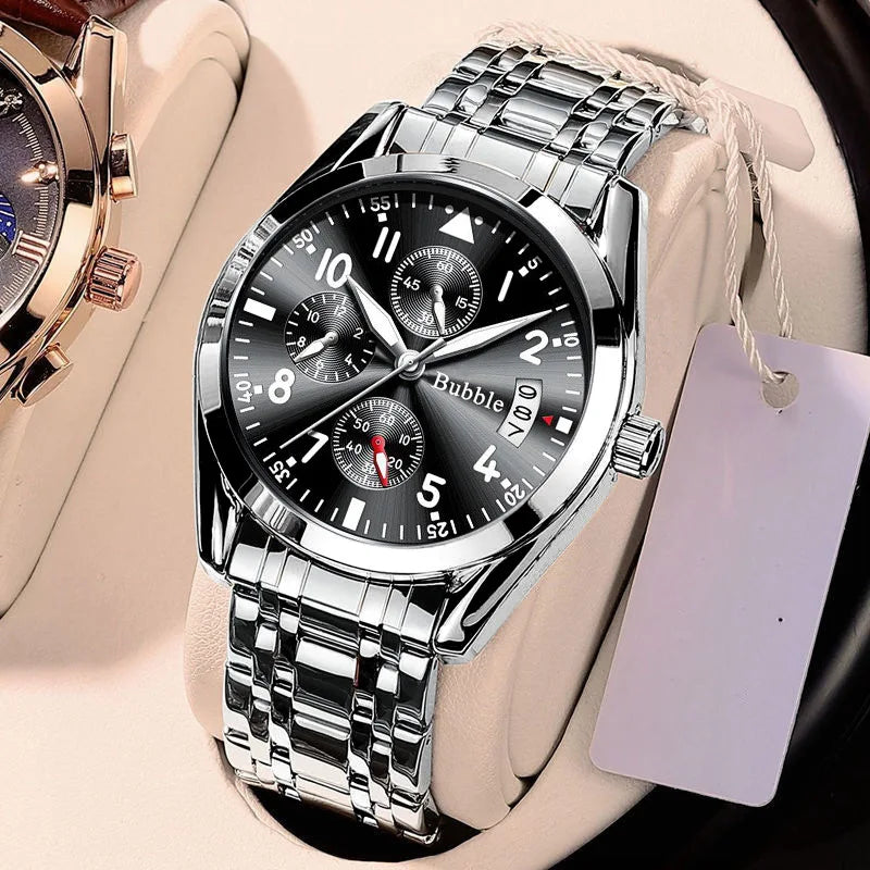 Men’s Alloy Strap Quartz Watch