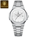 POEDAGAR Luxury Square Men's Watch