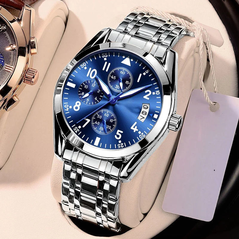 Men’s Alloy Strap Quartz Watch