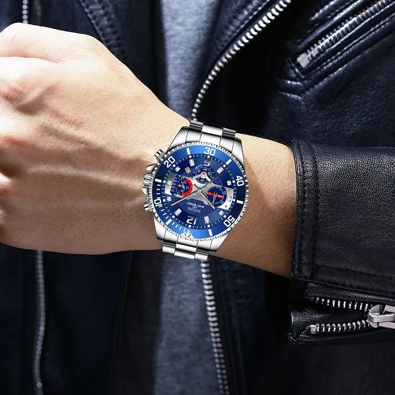 ⌚ Luxury Men's Sports Quartz Watch