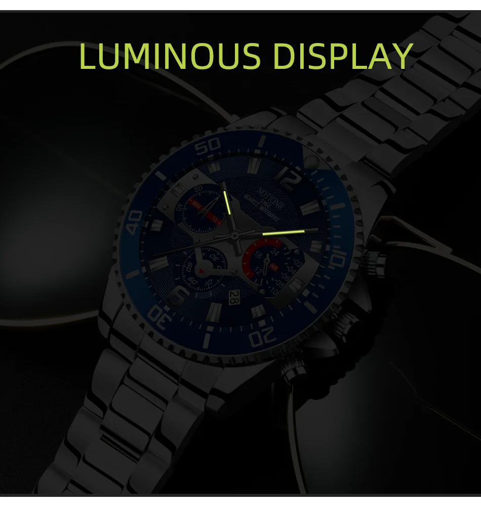 ⌚ Luxury Men's Sports Quartz Watch