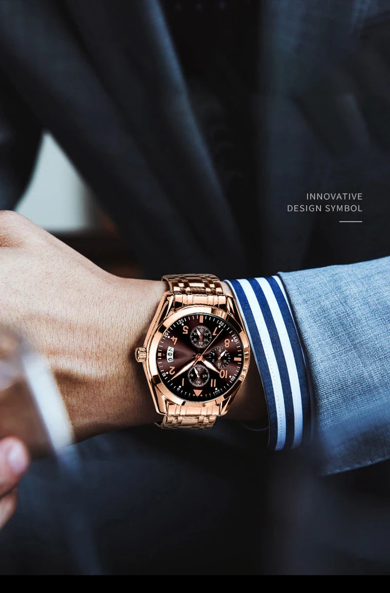Men’s Alloy Strap Quartz Watch