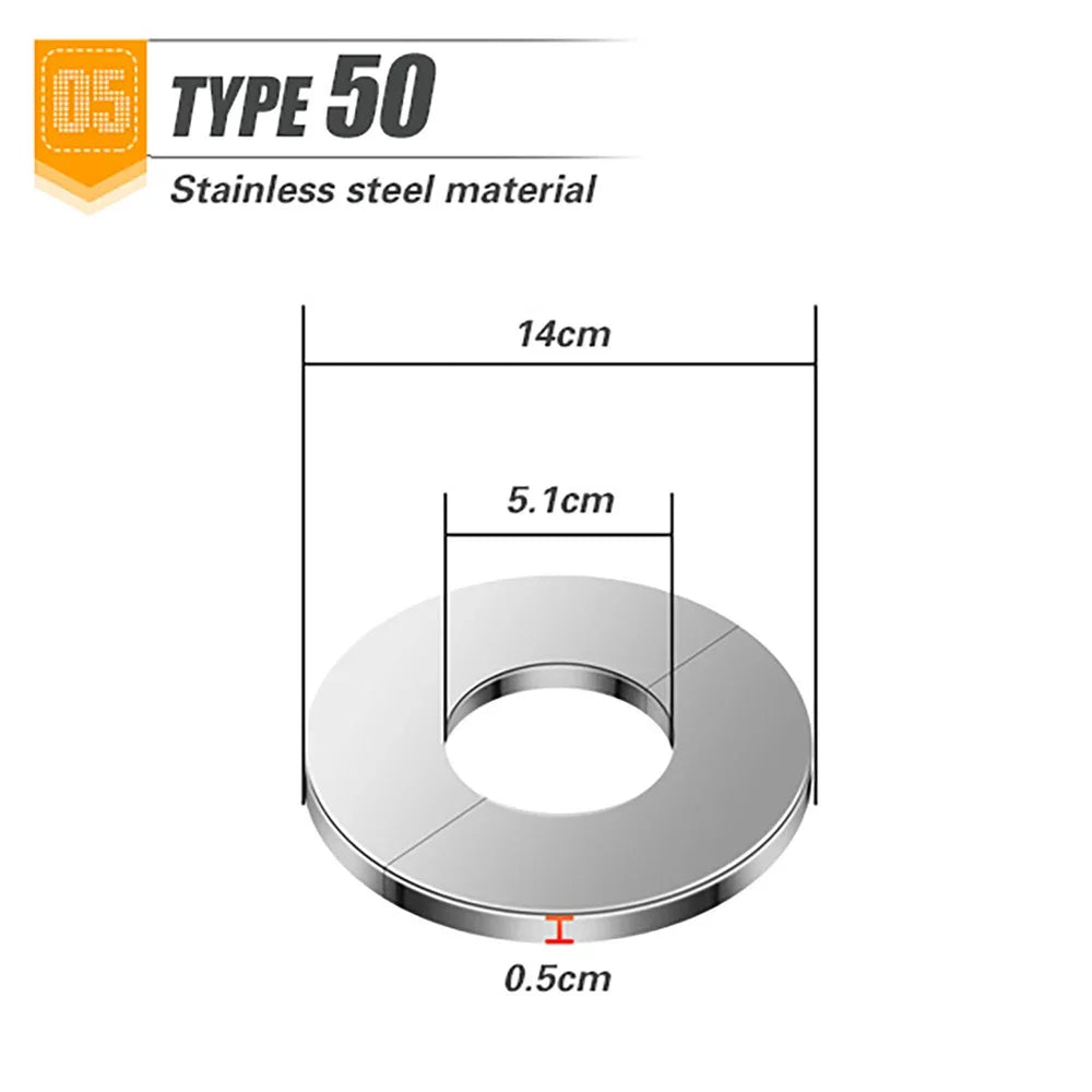 Stainless Steel Faucet Pipe Cover